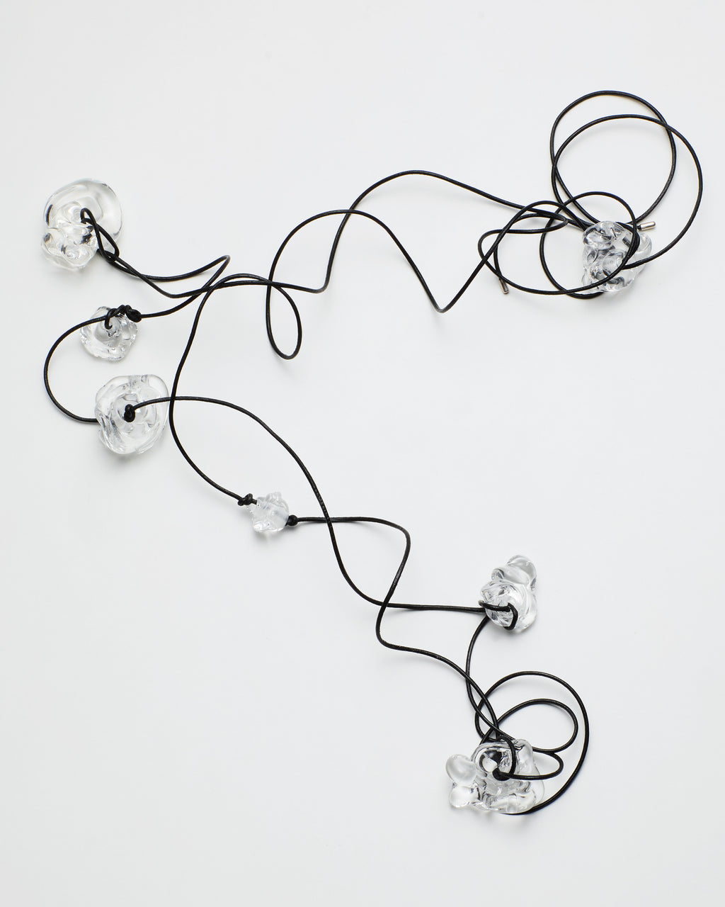 Pure / Multiple Beads / Leather Waist Cord